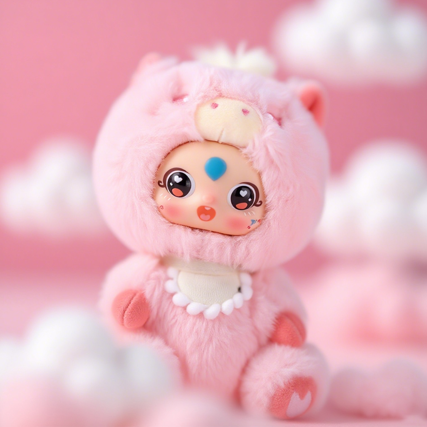 ポニーベイビー 15cm ピンクの目は可動します