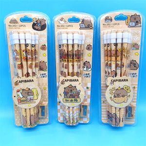 カピバラ鉛筆 12本入り ランダムボックス