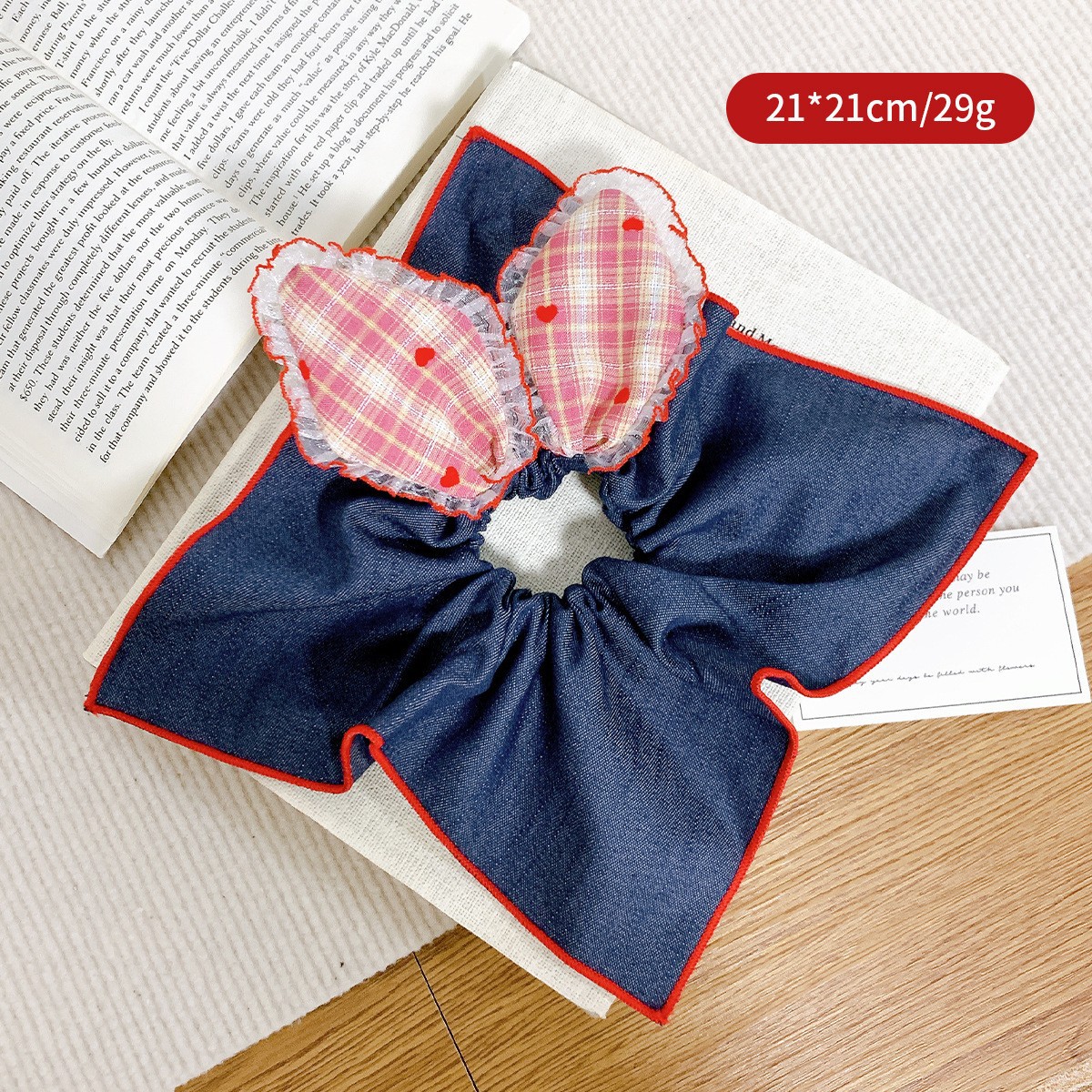 デニムハートバンダナ