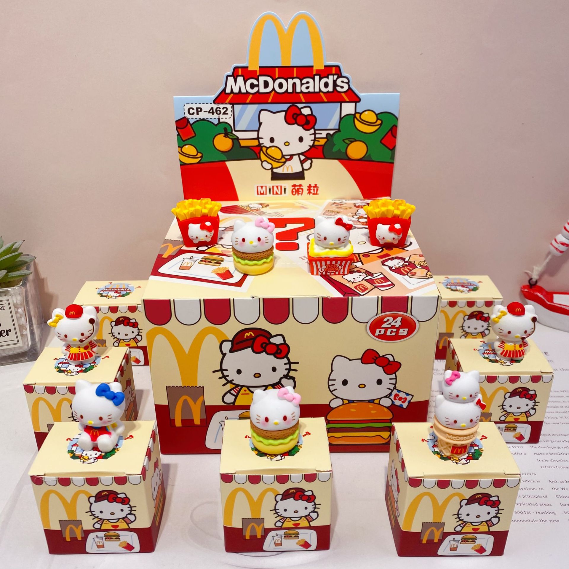462 マクドナルド猫のかわいいブラインドボックス