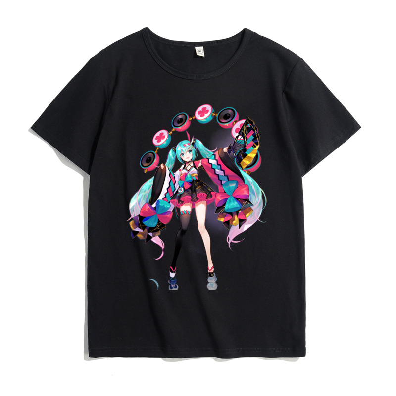 初音 = ブラックtシャツ8