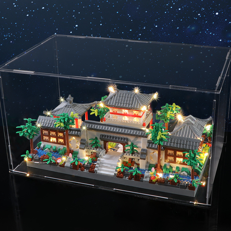 【大サイズ】蘇州庭園 (照明 + 工具 + 高級展示箱)