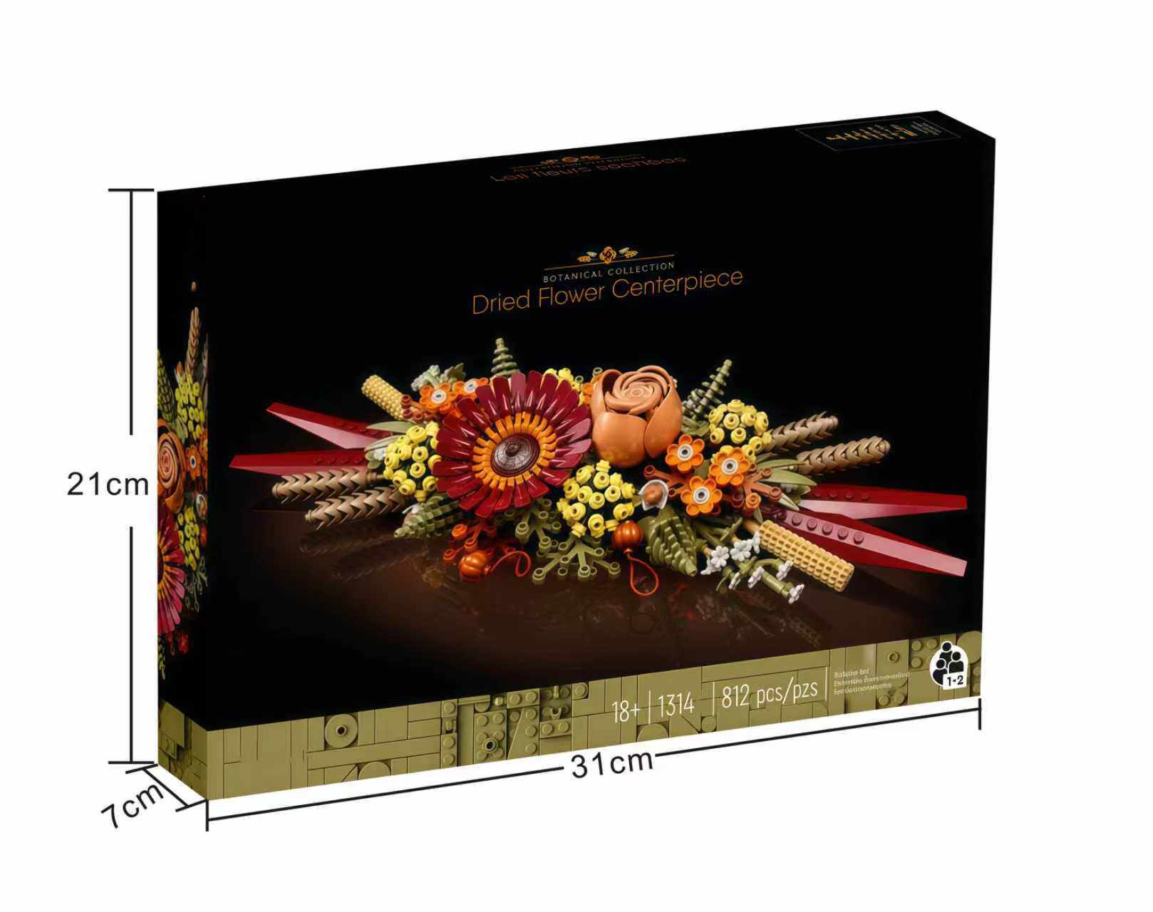 ニュープリザーブドフラワー-812粒-1314-約0.6KG