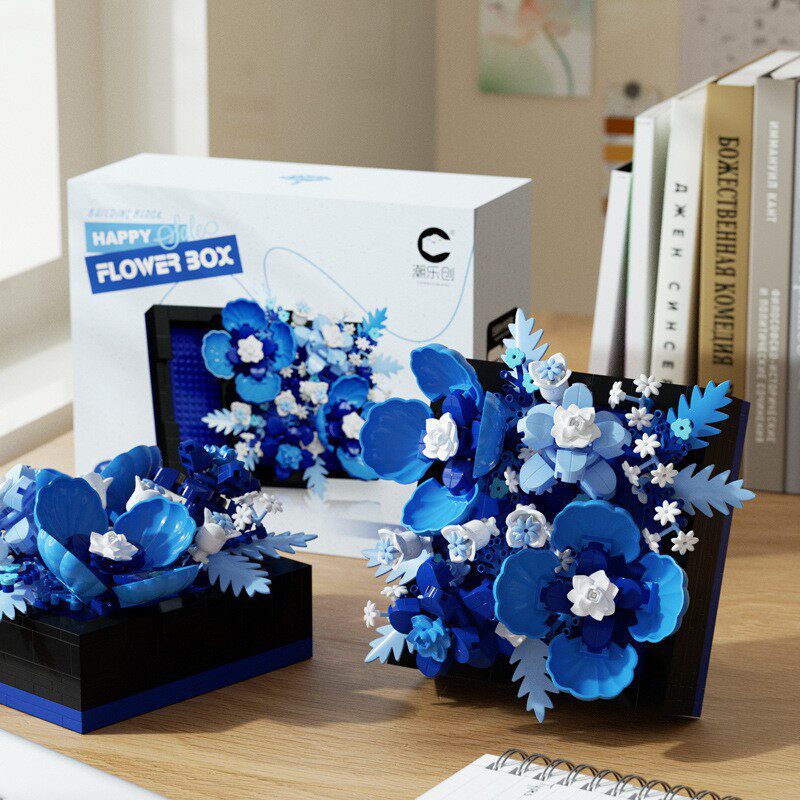 引き出し式大型フラワーボックス ブルースターフラワー シークレットワード 476個