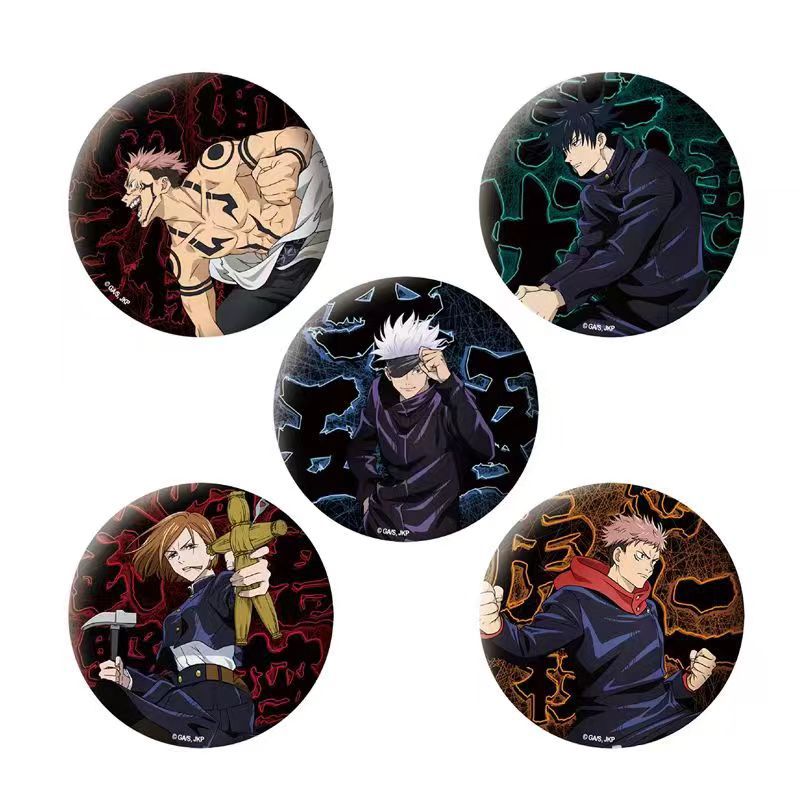 香港谷jk ac022呪術回戦バッジブラインドOPPパッケージ【セット5個】
