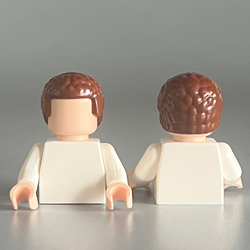 21778 自分は巻き毛の短い茶髪だと考えています