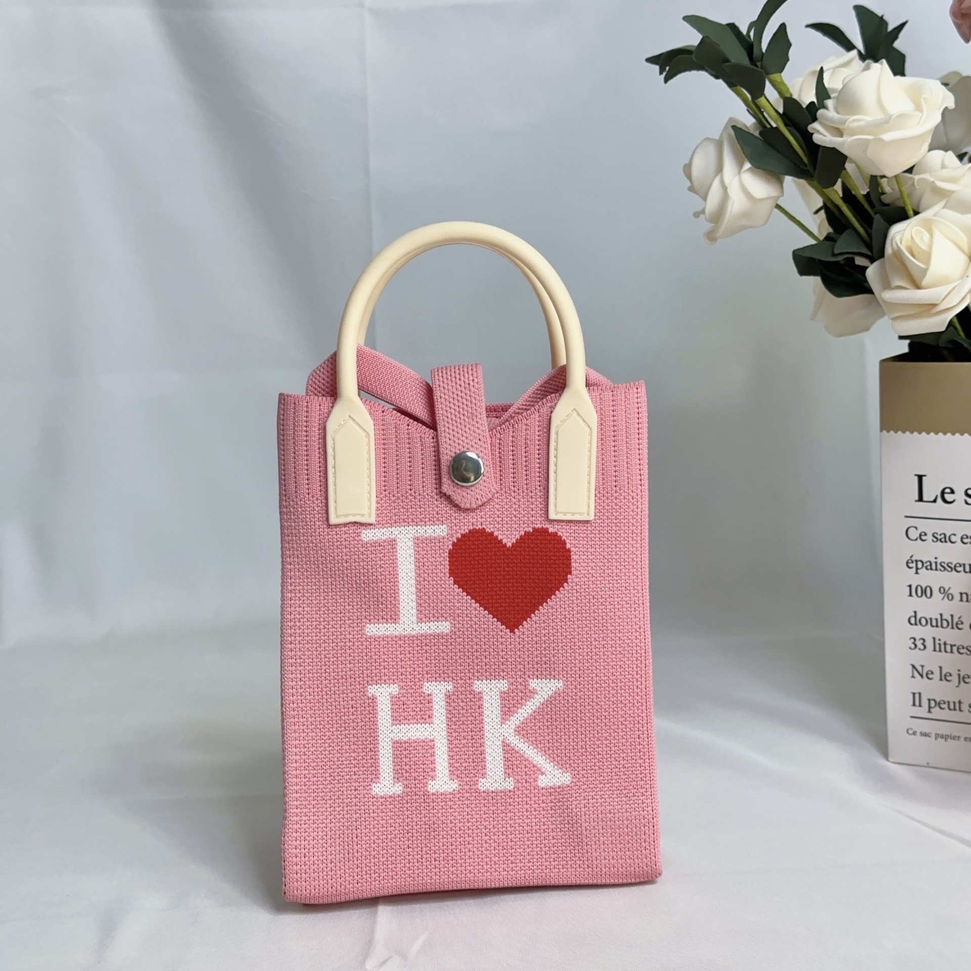 [漫画風] ピンク I love HK