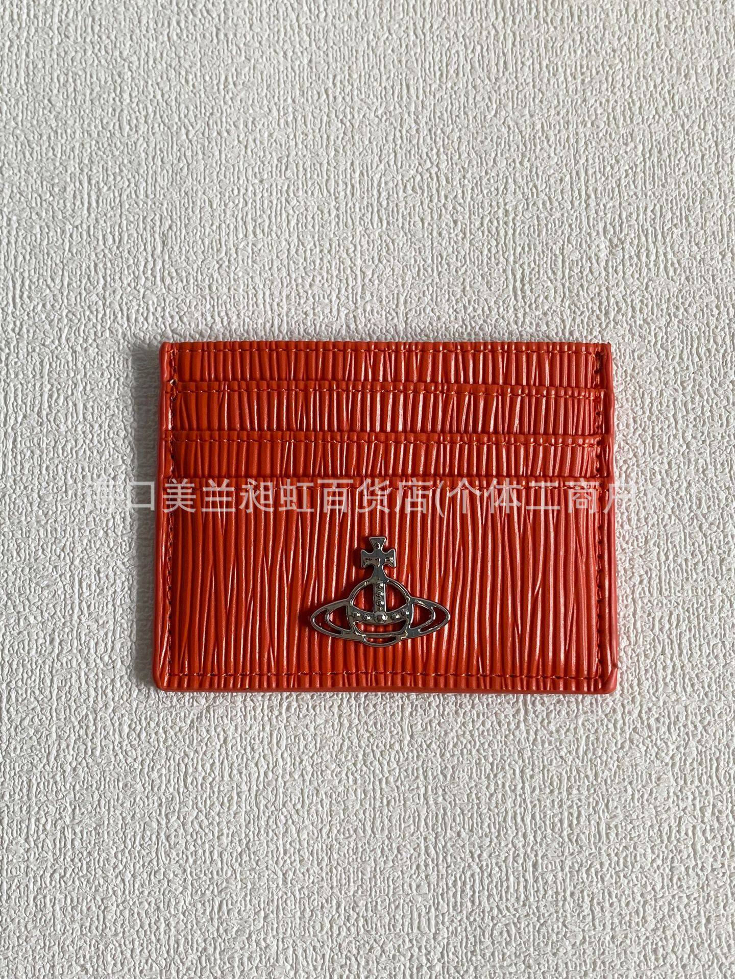 縦型オレンジつまようじ柄カードホルダー