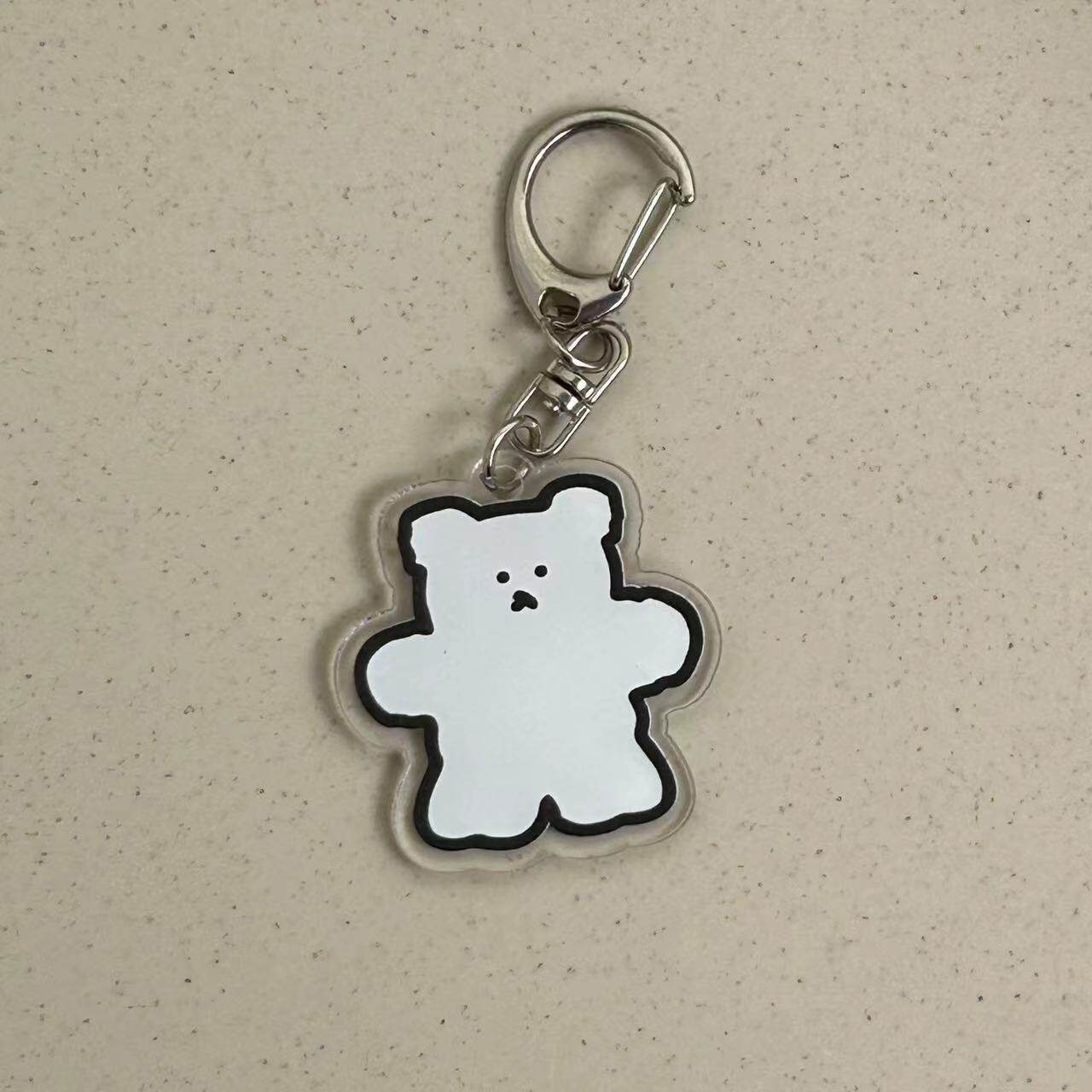 白-熊のペンダント