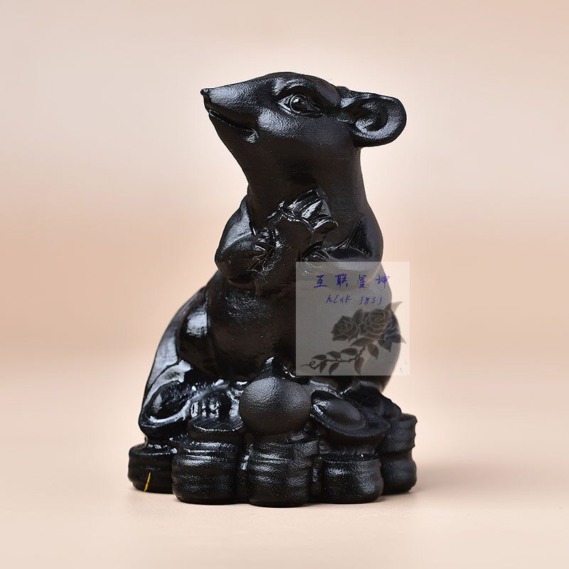 ネズミ Lサイズ 高さ約10cm