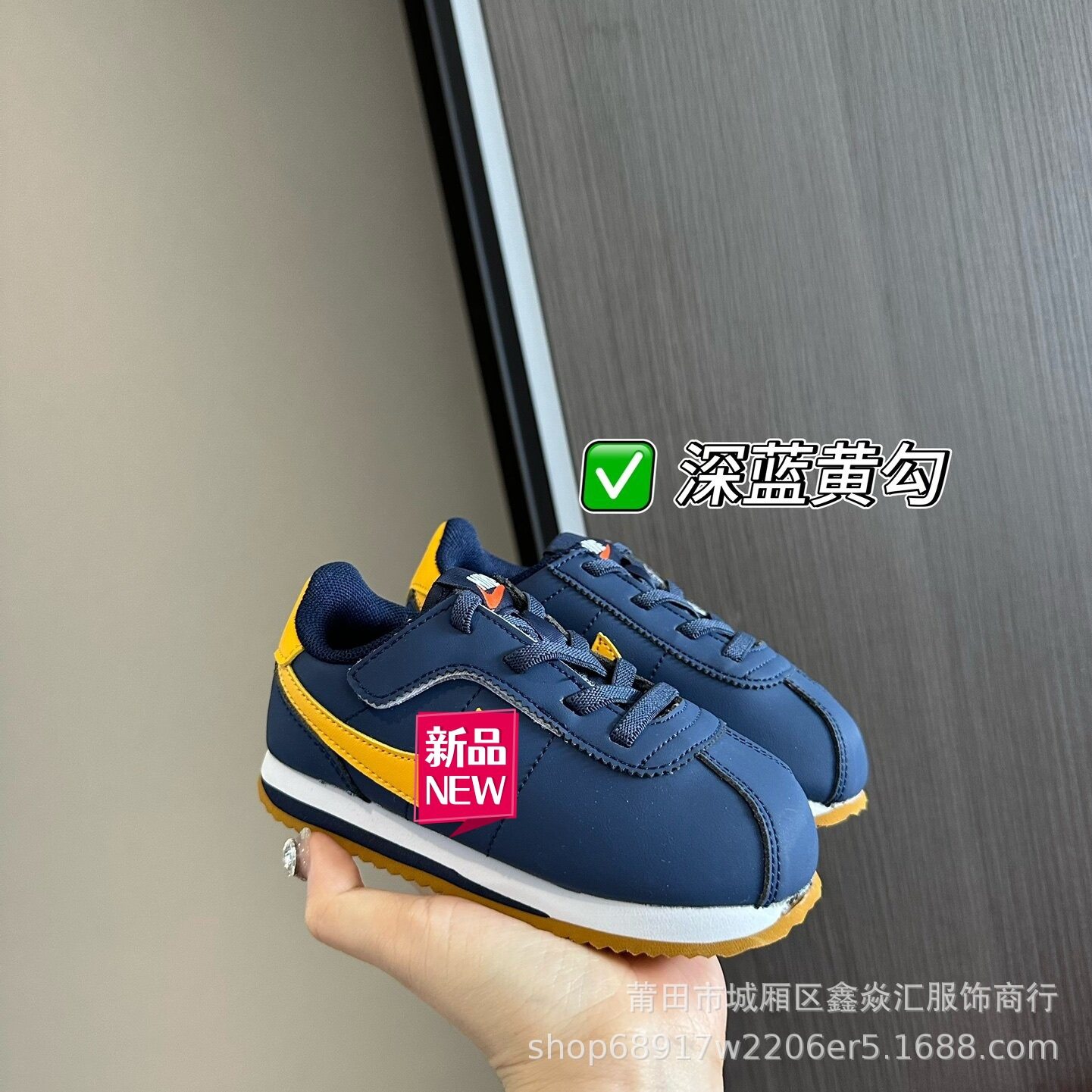 ダークブルーイエローフック