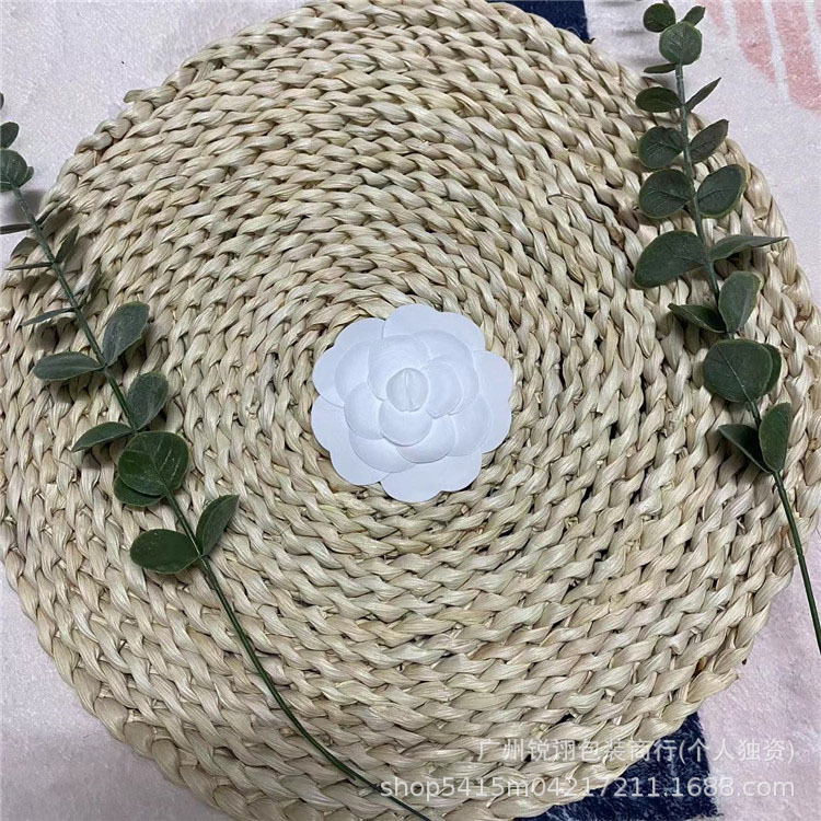 ツバキの花-輪7*7cm自貼り付き