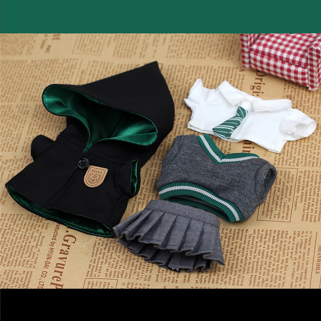 魔法アカデミースカート5点セット（グリーン）