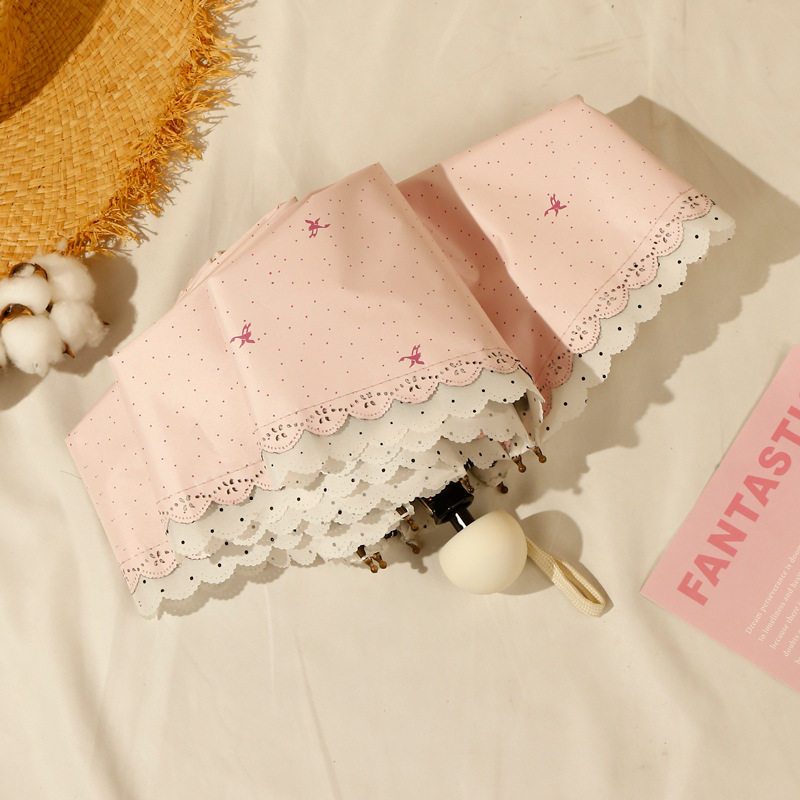 ピンク（8本骨小レース50％オフ）