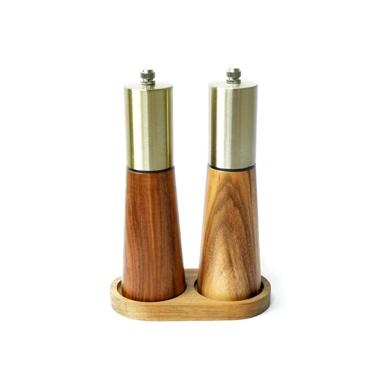 アカシア材 [ペッパーミルコンビ] ベース5.5×18cm付き