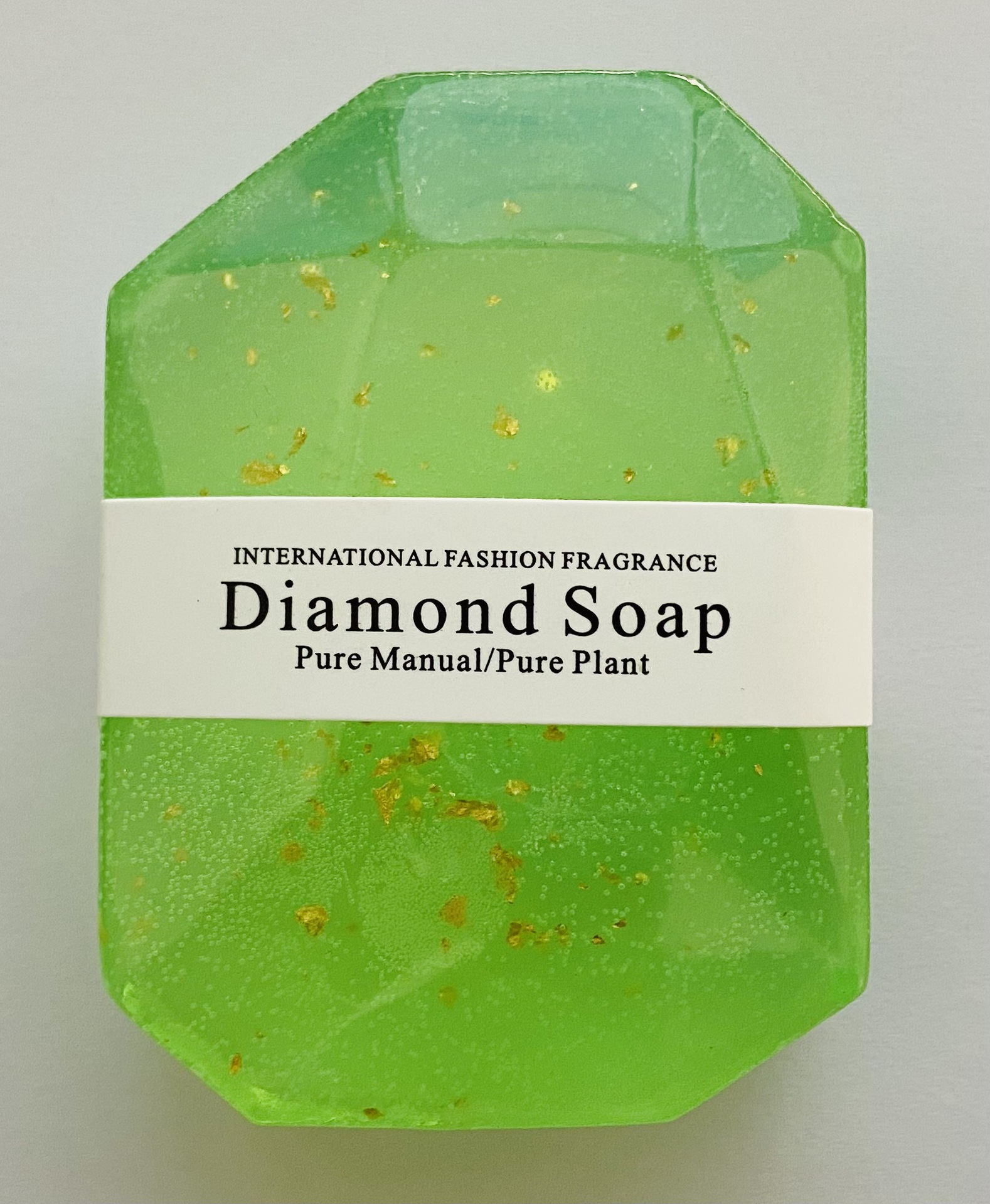 緑茶金箔宝石石鹸