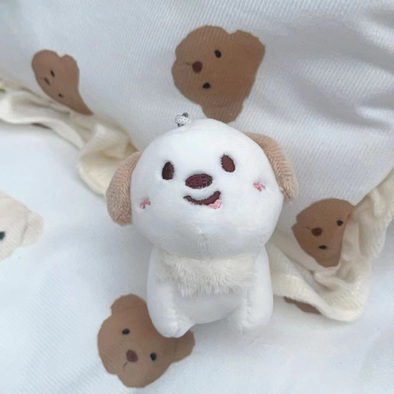 李滄栄白犬龍キーホルダー