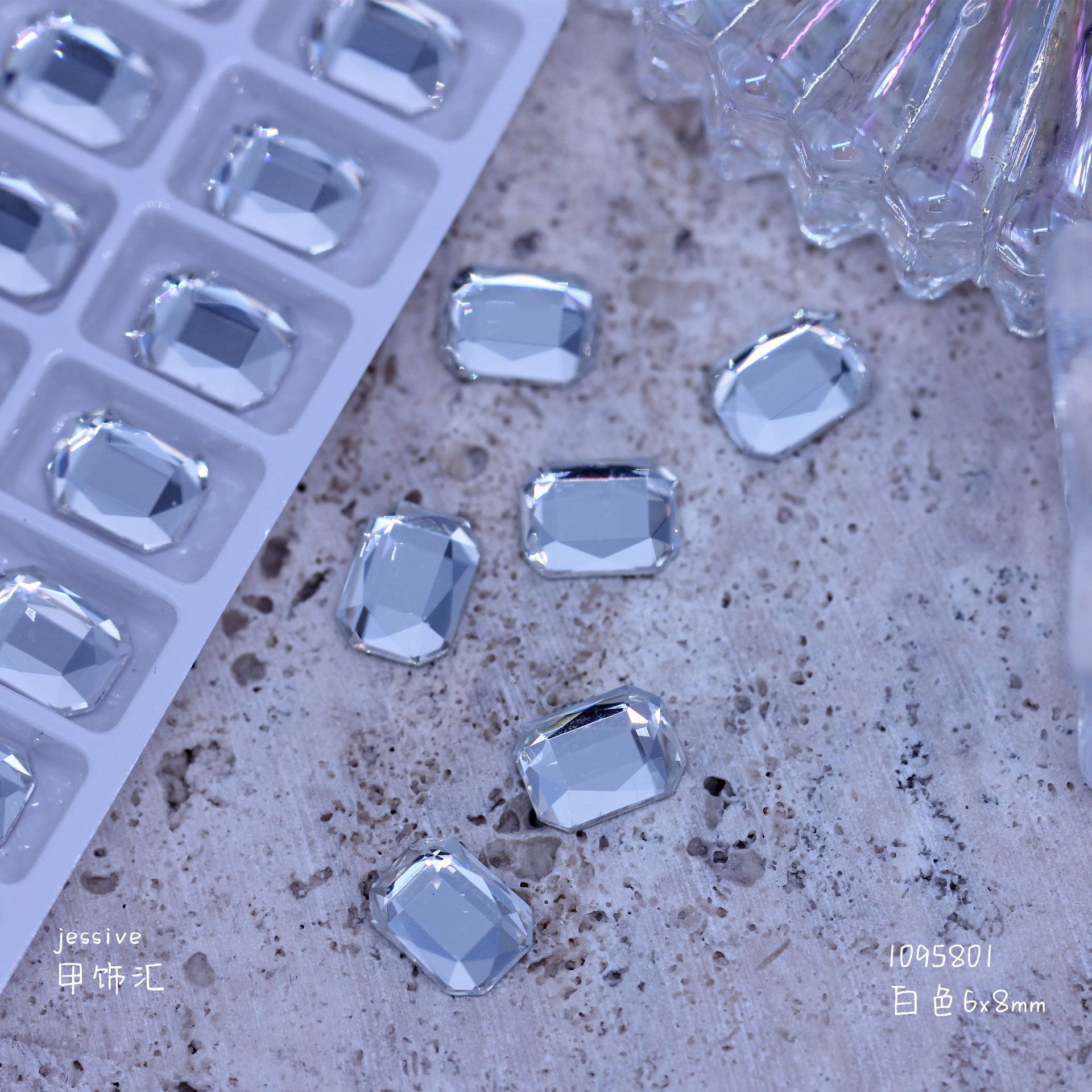 1095801白色6x8mm(高精品)