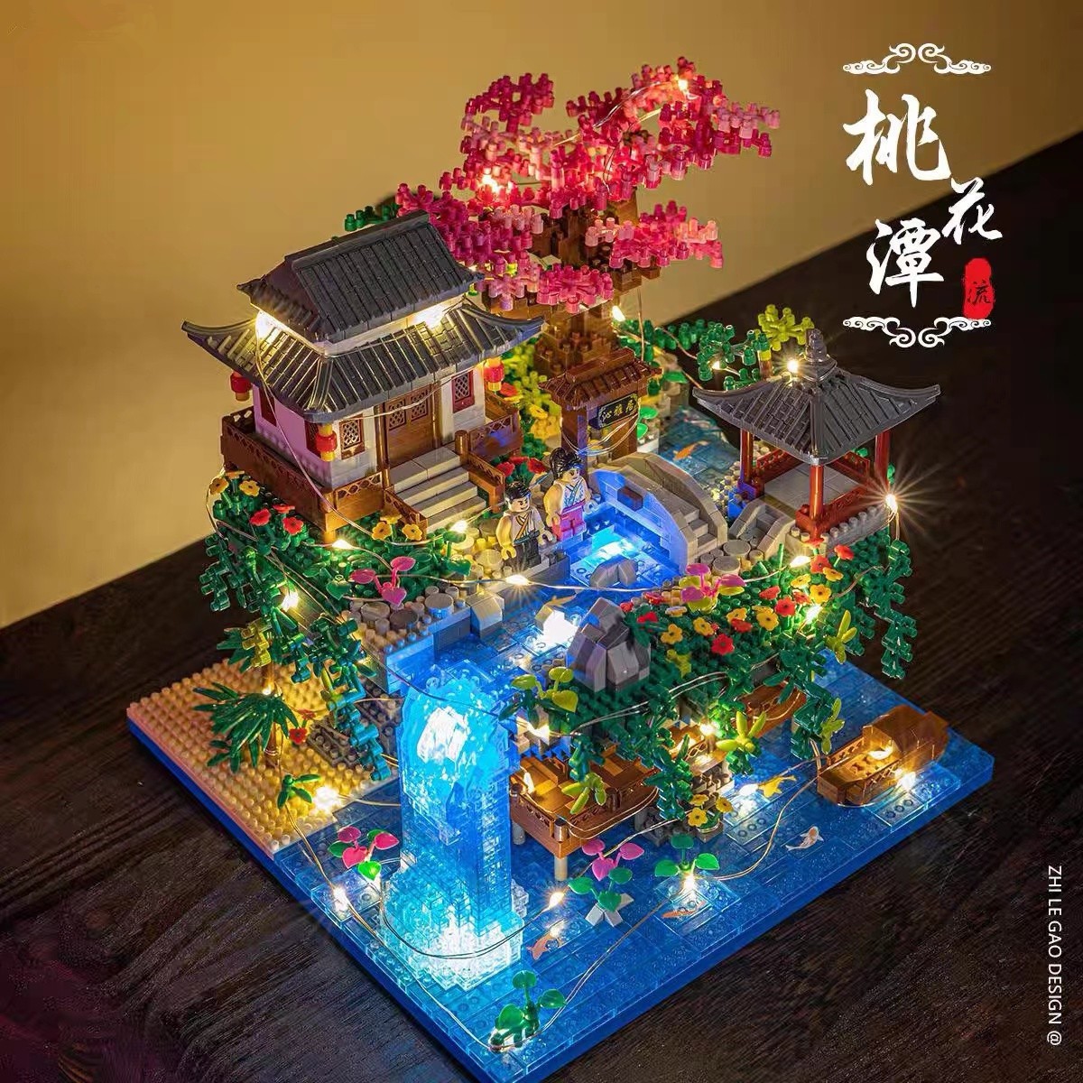 桃花潭3220粒 + 照明キット + 【カラーボックス】