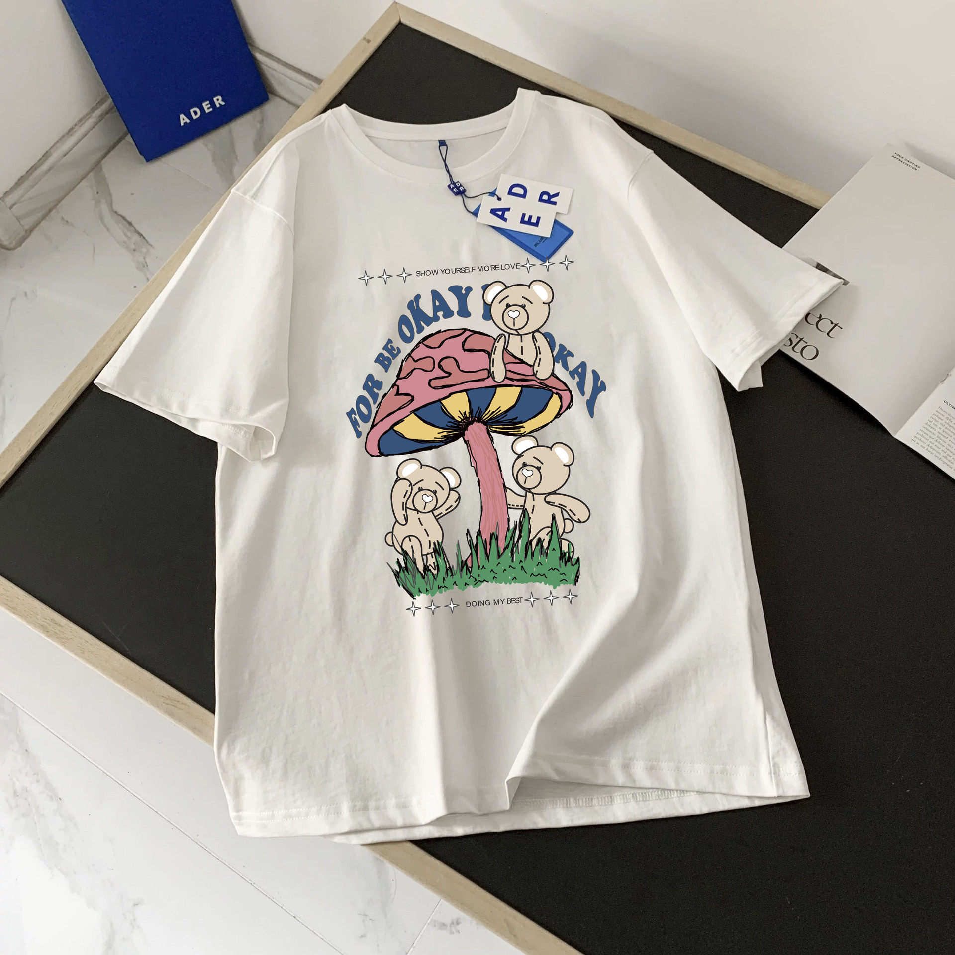 白キノコのクマ