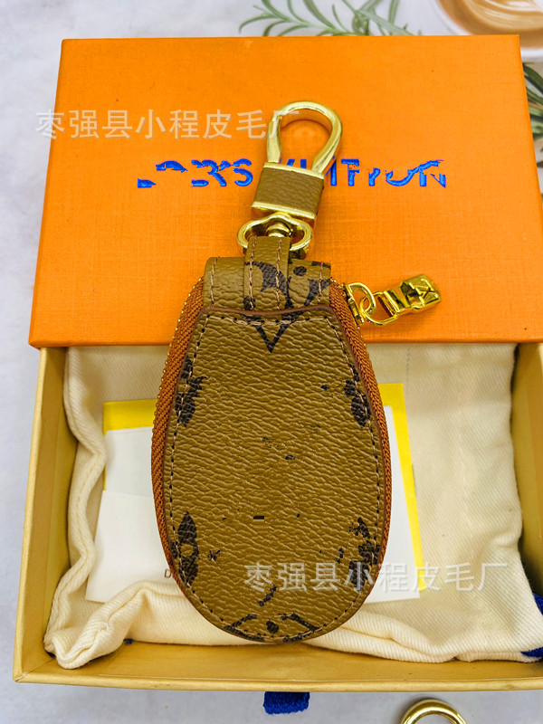 イエローフラワーキーバッグ【ラウンド】