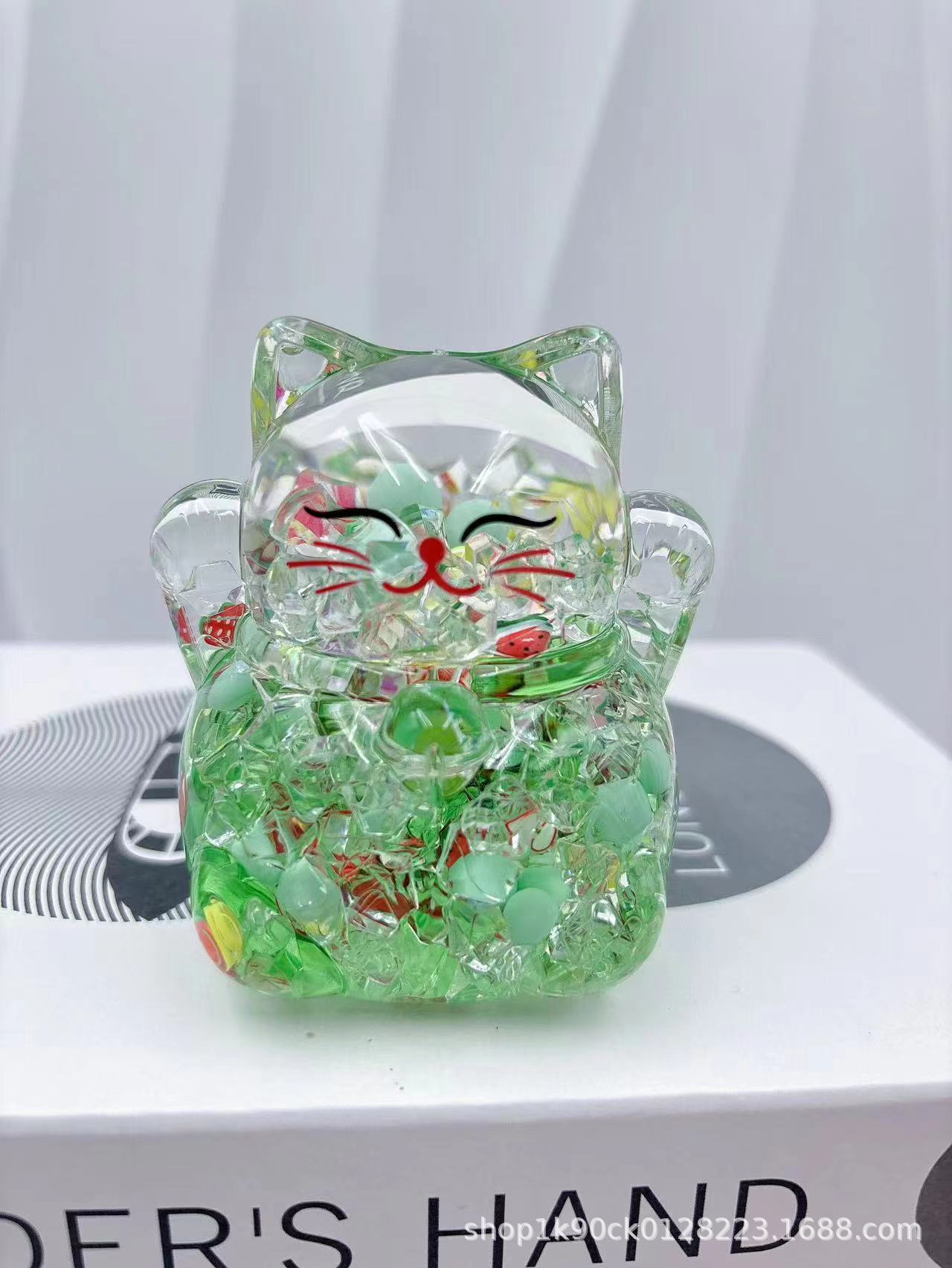 緑色のクラッシュアイス