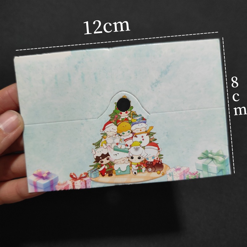 12x8cm クリスマスツリースタイルカードヘッド