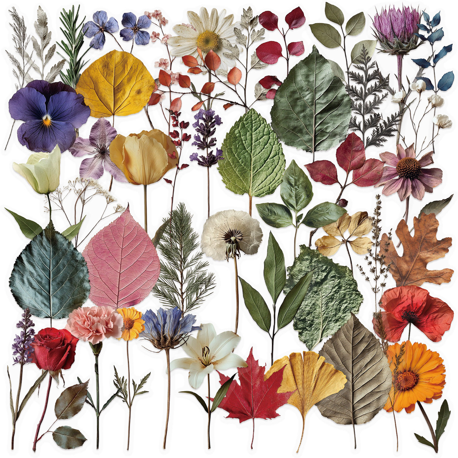 植物標本 50枚 SLP133