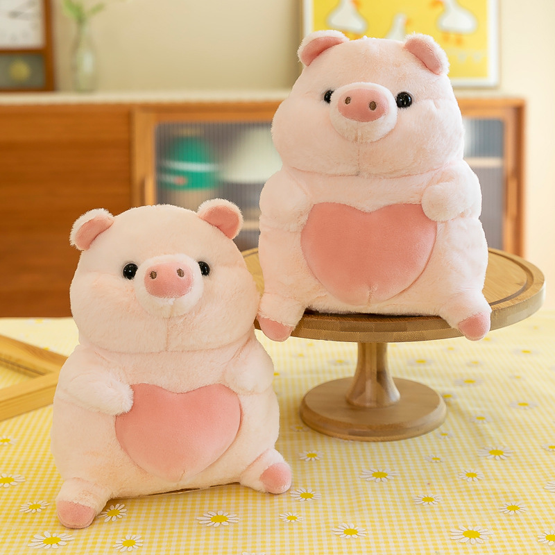 豚を抱きしめる