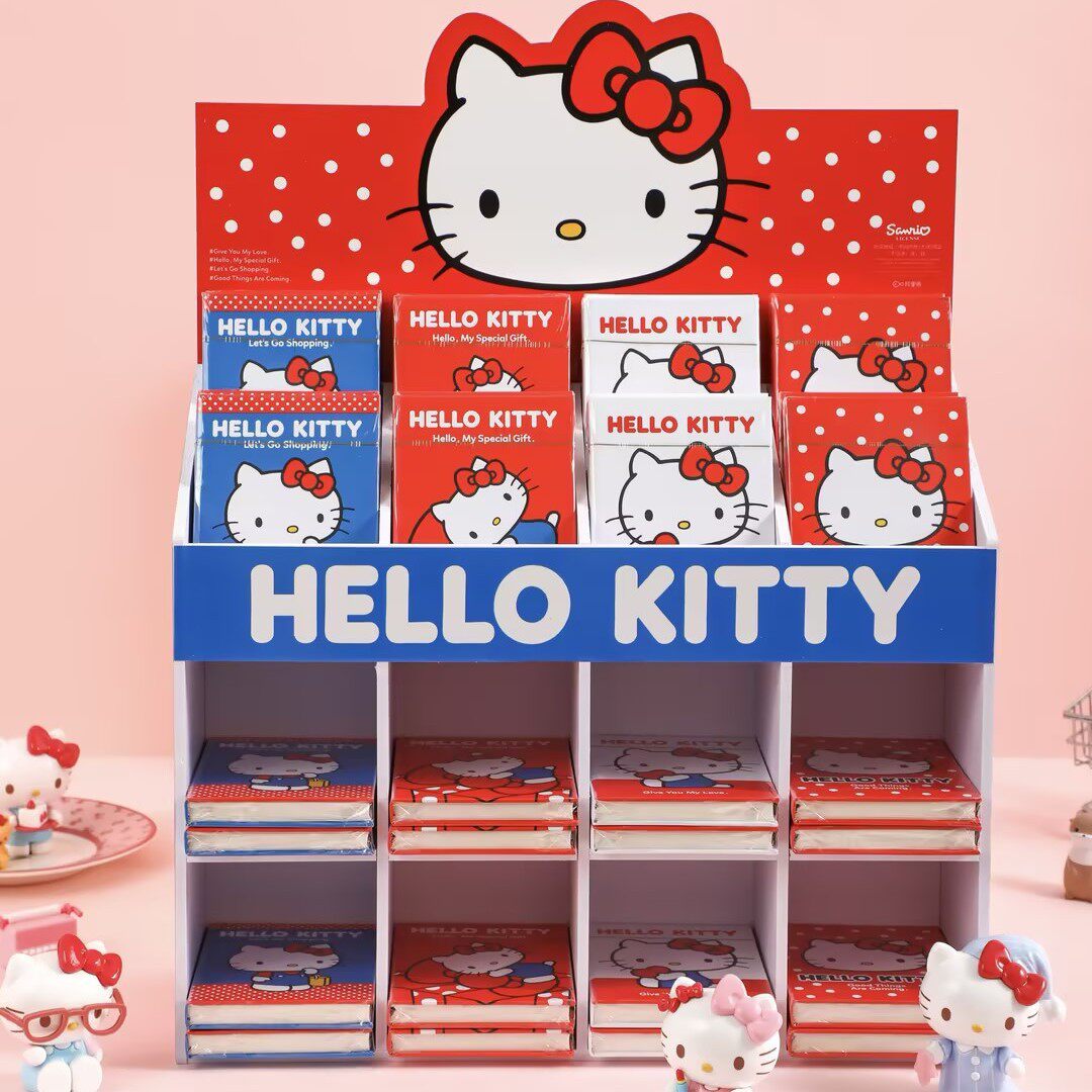サンリオ ハローキティ 正規品（80枚混合ショット、ディスプレイスタンド付き）