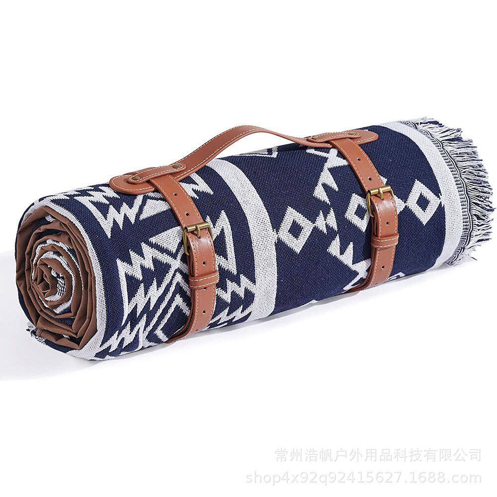 ブルージオメトリ + 革持ち手