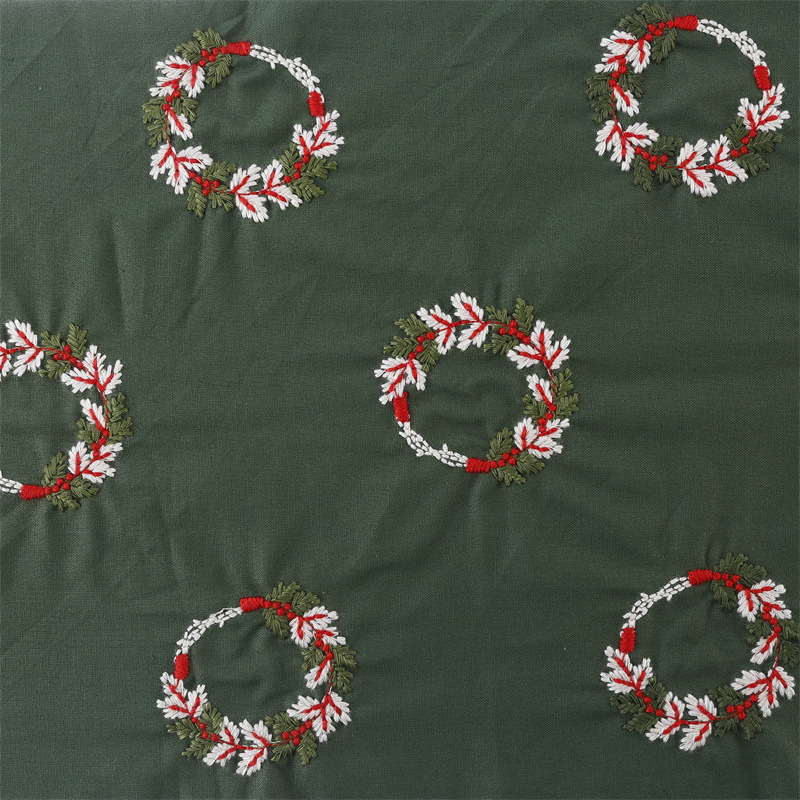 E20756 グリーン（ドア幅125cm、綿90％、麻10％）