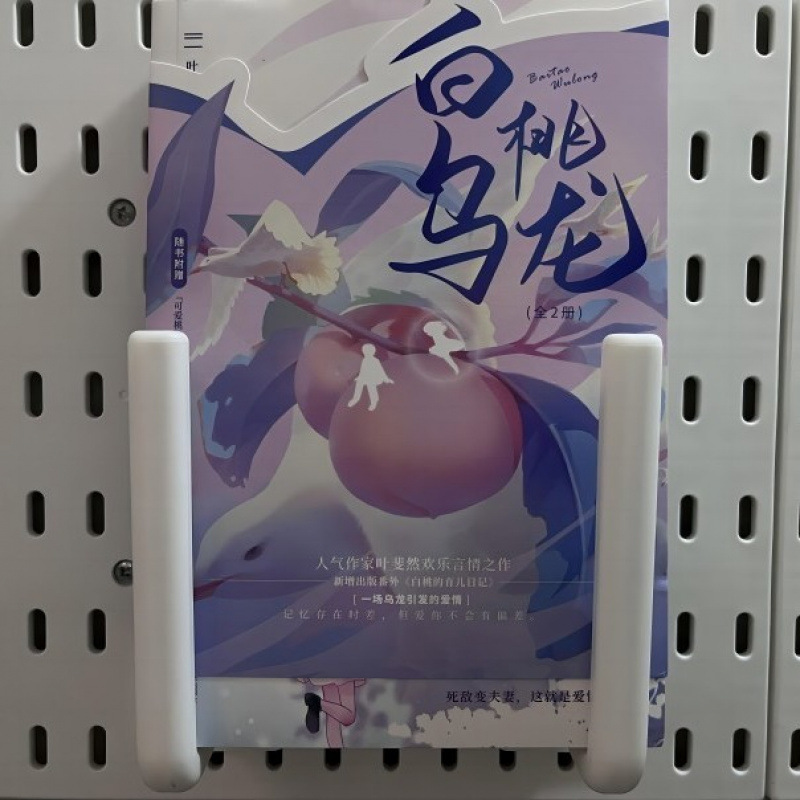 Lブック/タブレット/ルーターラック(1ペア)は汎用ではありません - ホワイト [テキストの影響を受けます。写真はストレージ効果のみを示しています]