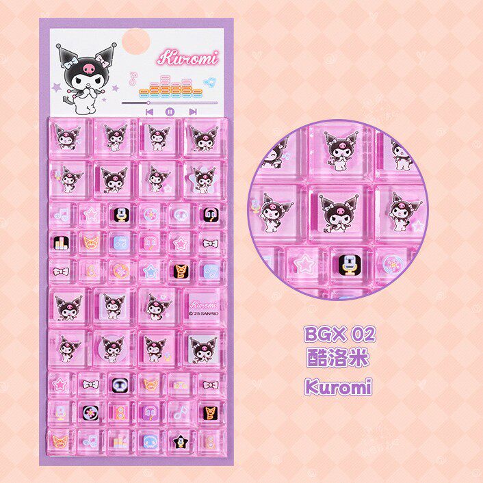 Coolomi スクエアステッカー SL-BGX02