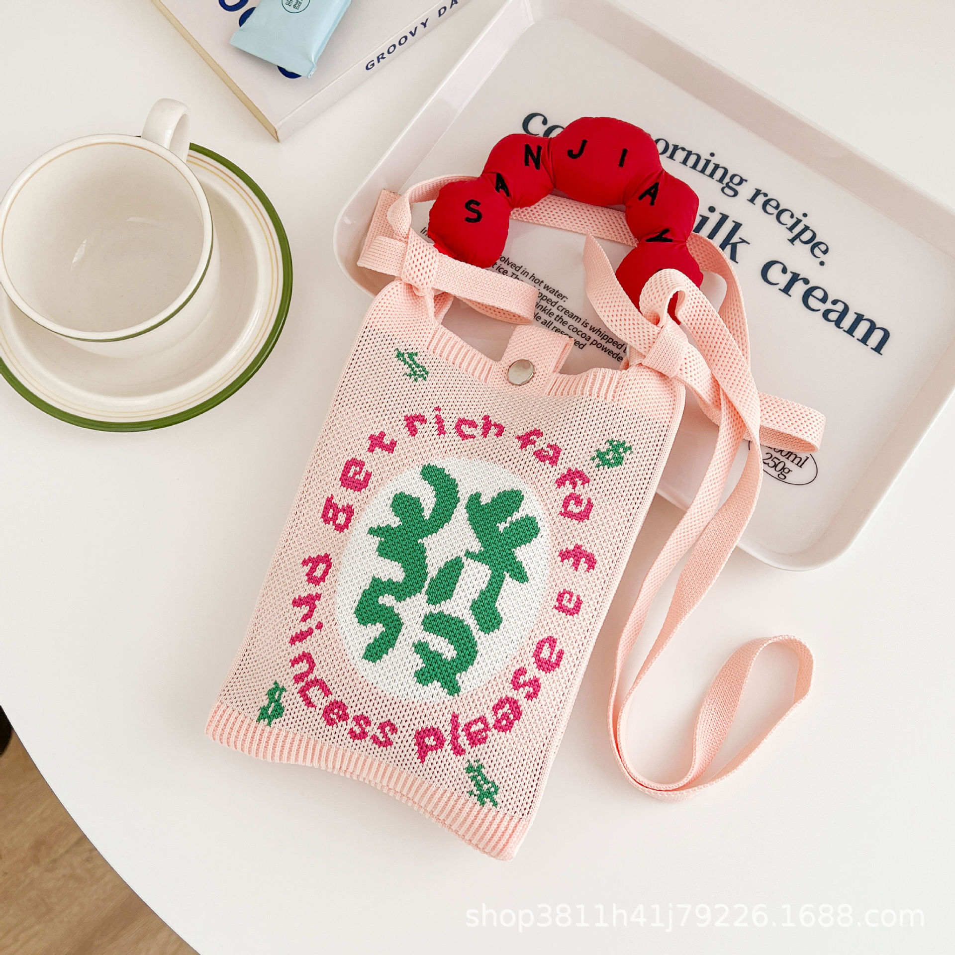 【ハンドル+ショルダーストラップ】文字で金持ちになる