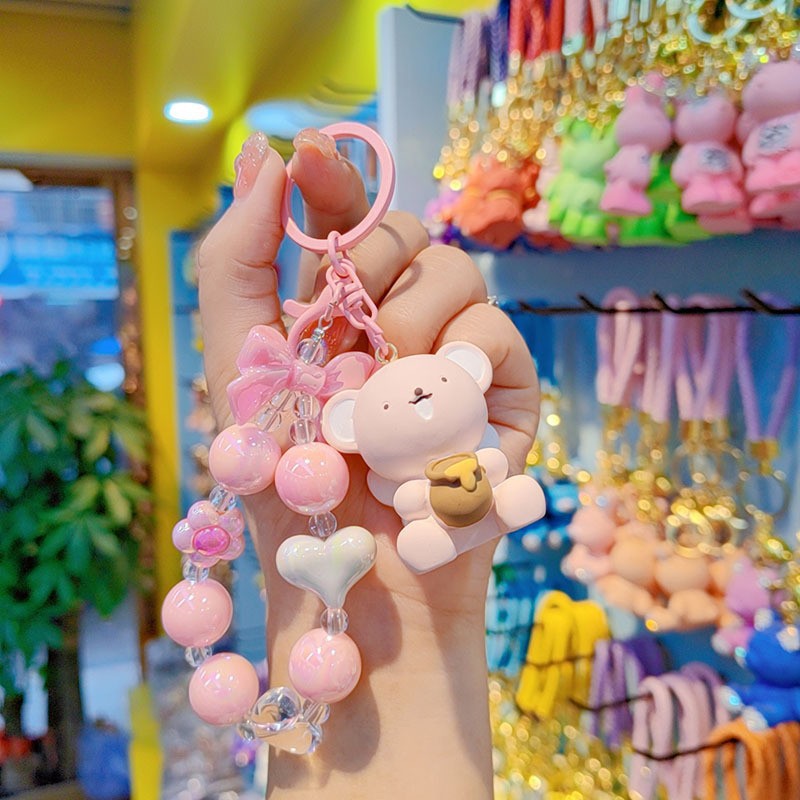 ビーズハニーベア – ピンク