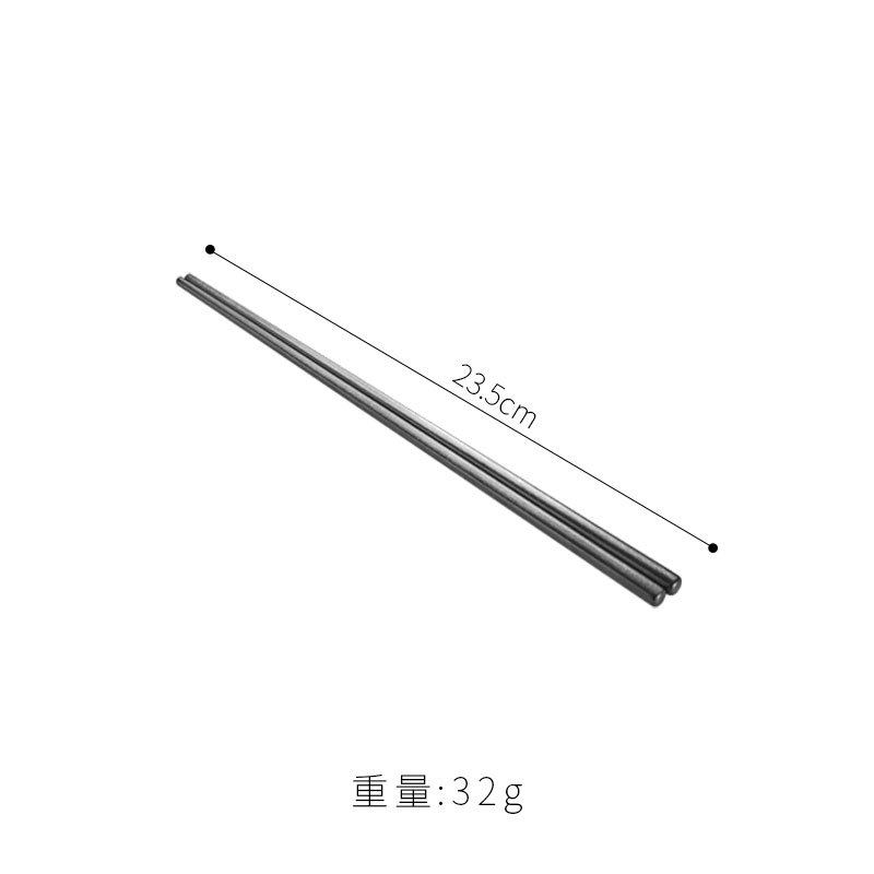 フルスクエア箸（ヴィンテージシルバー）