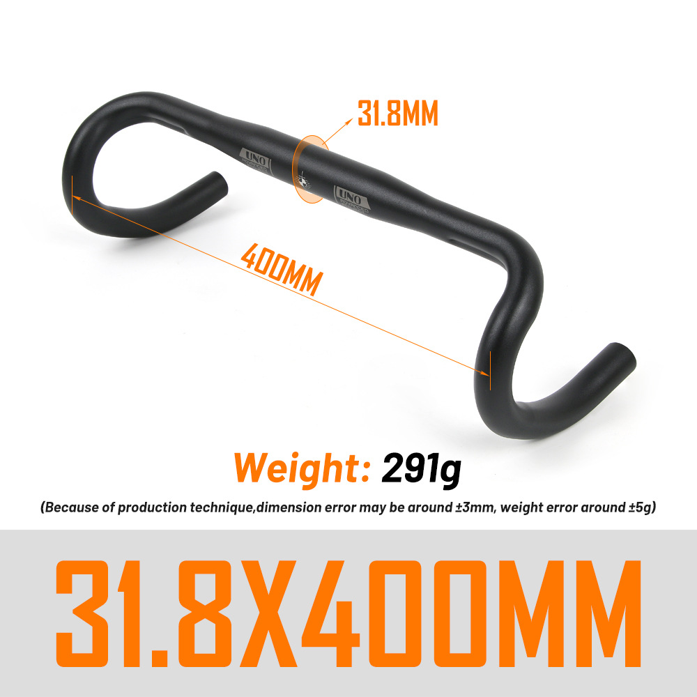 CR12 サンドブラックベントハンドルバー 31.8*400MM