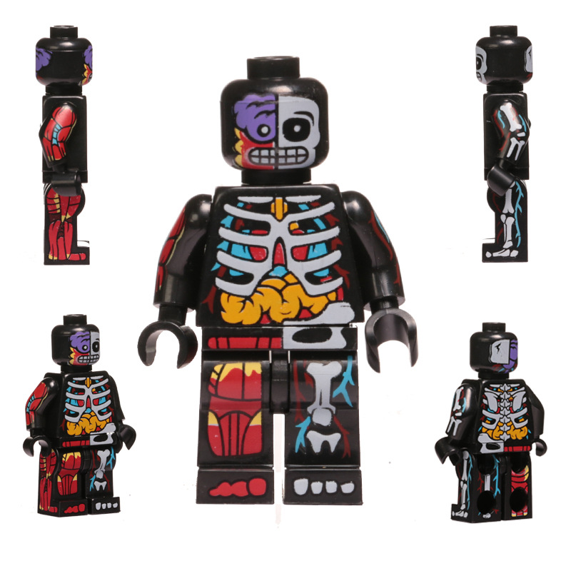 スケルトンマン-ブラックF【ベースプレート付き】