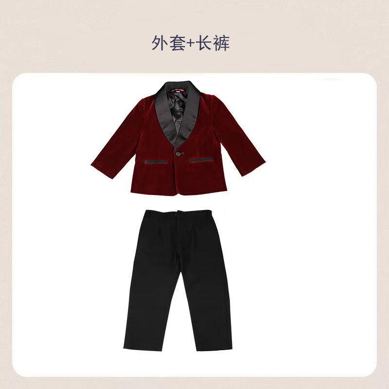红色2613外套+长裤