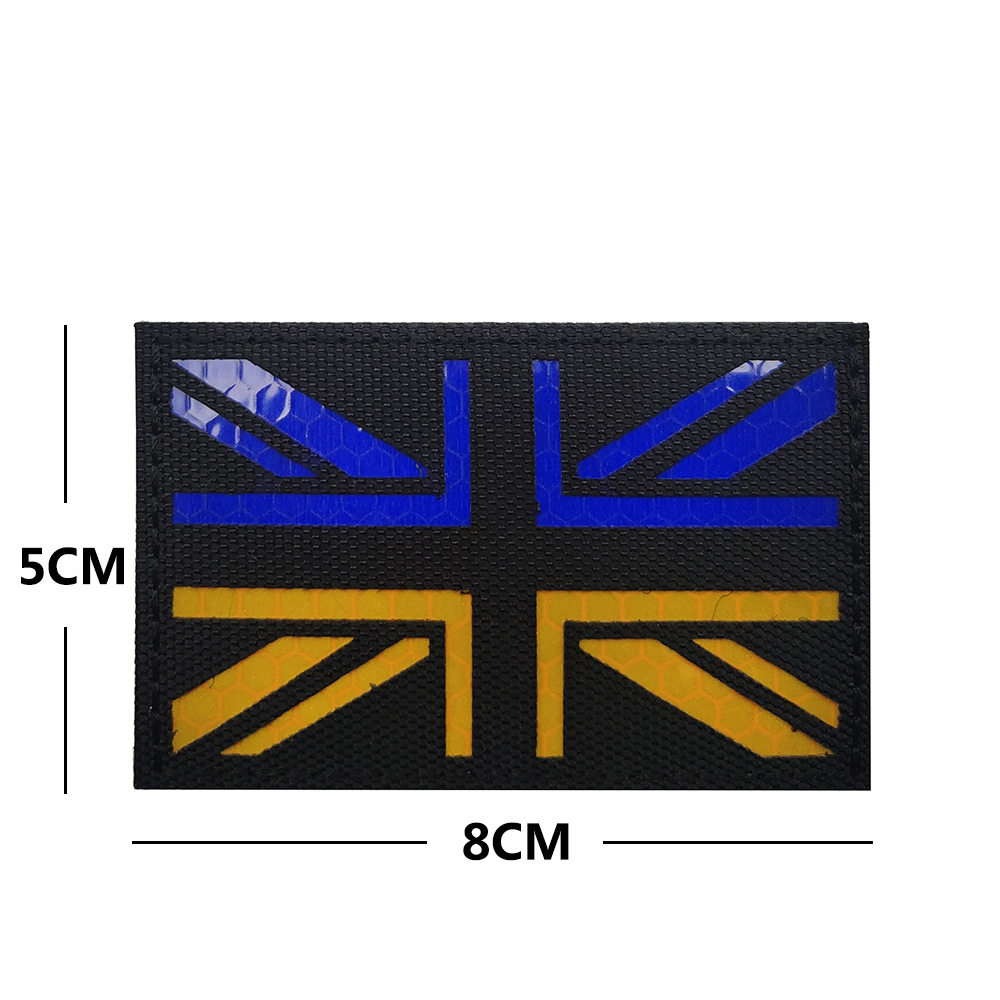 M00255-1反射イギリスウクライナ連合 (黒布)