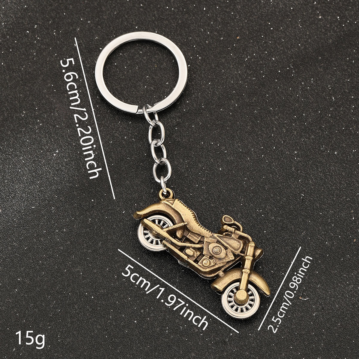 青銅色のオートバイ