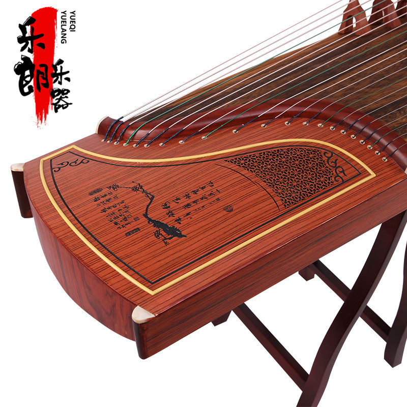 色木彫刻箏