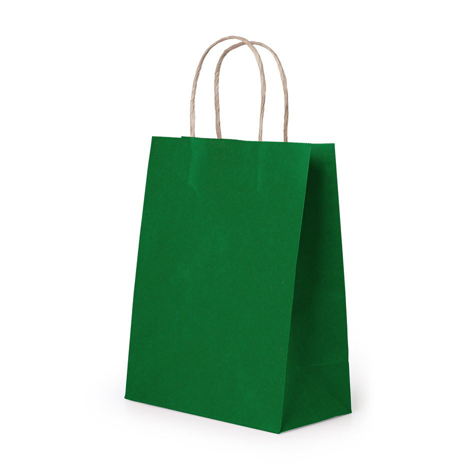 ダークグリーン、小さな縦型 15X8X21CM