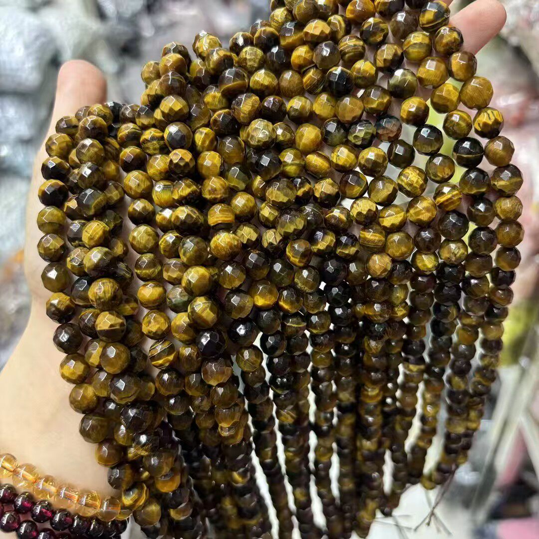 ファセットカットイエロータイガーアイ