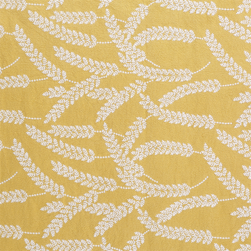 E20463 イエロー(ドア幅125cm、綿70%、麻30%)