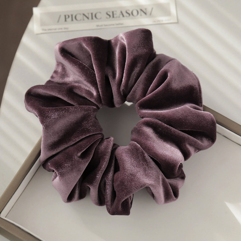 高級感ベロア腸輪-バイオレット