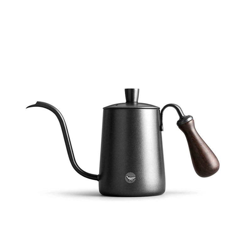 紫檀ハンドル付き黒細口ボトル 600ml