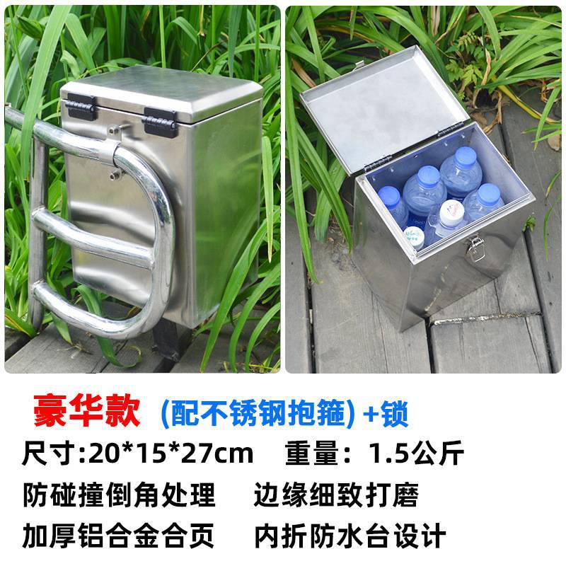 ステンレス製ツールボックス(高級モデル) ロック付