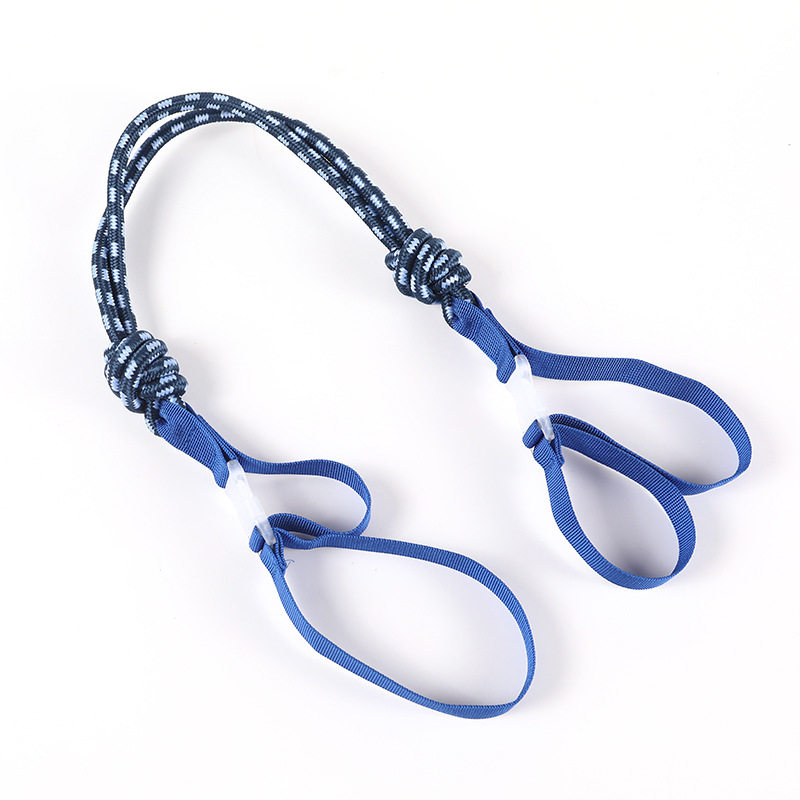 青いショルダーストラップ